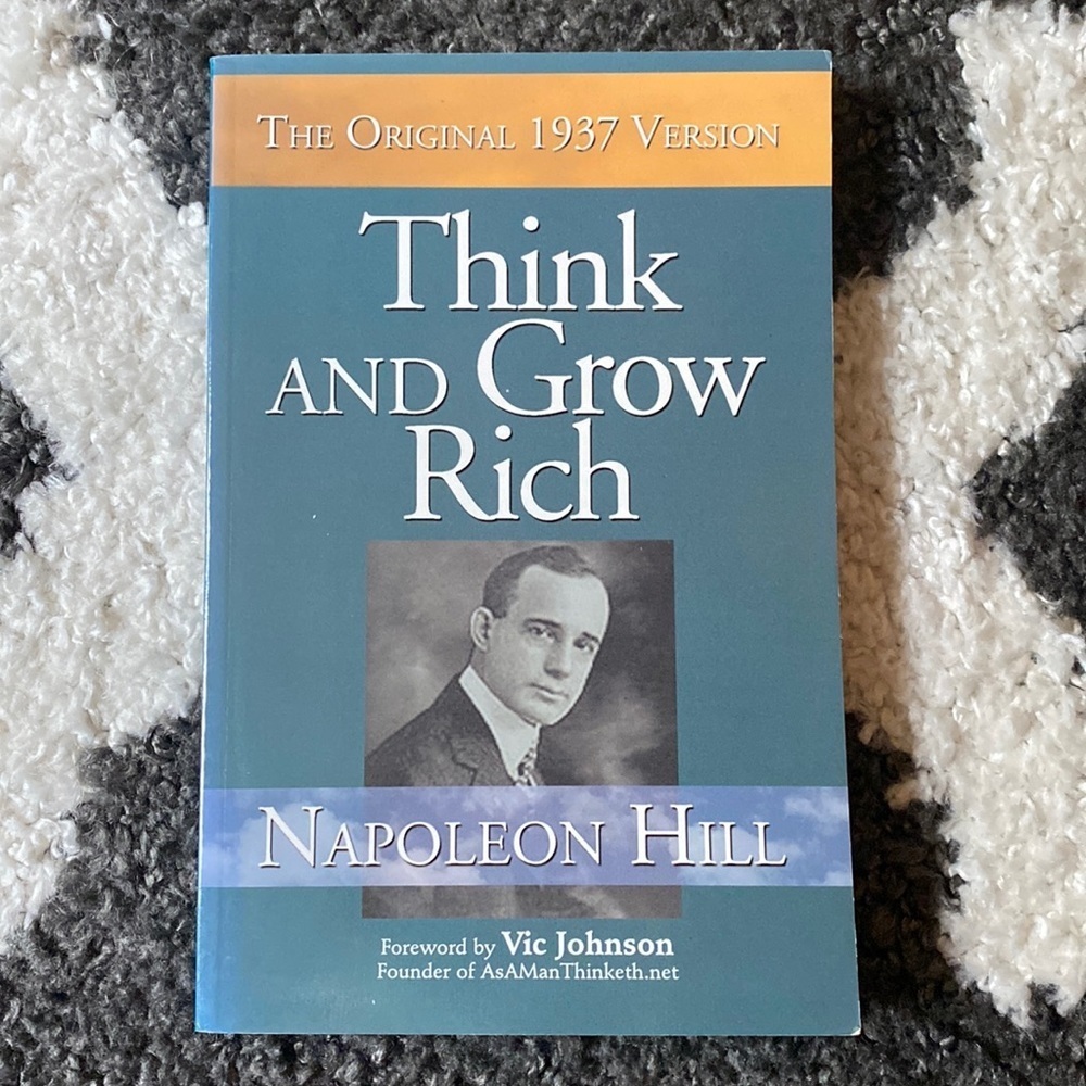 Think and Grow Rich by Napoleon Hill book